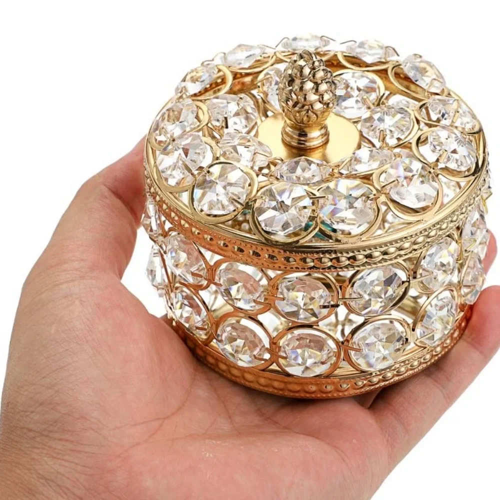 Crystal Mirrored Jewelry Box